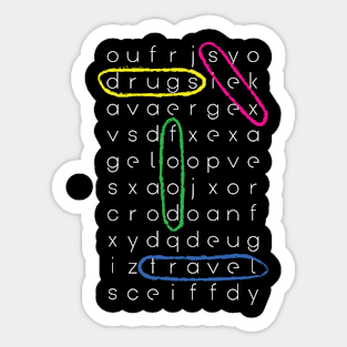 letter soup Sticker